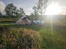Morning tipi shot
