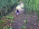 Daughter enjoying exploring around campsite & finding different animals from rabbits to pond skaters