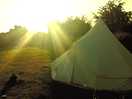 Sunset over unthank