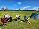 Relaxing at pitch 13