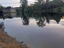 The vienne at dusk, from the campsite.