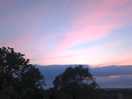 Sunset view from campsite