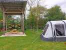 Enclosed camping pitch