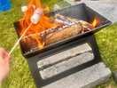 Marshmallows on the camp fire