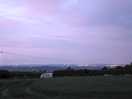 View from campervan pitch