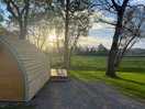 View from one of the pods available to book on site