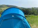 View to the sea from our tent