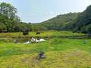 View of the river and local residents from the pitch