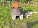 Fire pits to borrow and chill round.