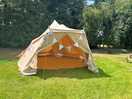 Idyllic spot for our beautiful bell tent