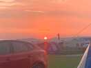 Sunset at the campsite