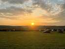 Campsite sunset