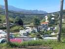 View of the picos mountains from our pitch.