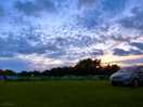 A view from our pitch of the sunset