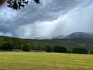 Great views to the mountains, as well as weather watching