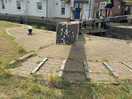 Locks crossing from campsite and pub to the town