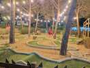Mini golf en face du restaurant