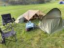 Camp set up 😊.