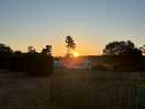 Sunrise at st leonards farm camp site