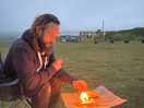 Starting a fire