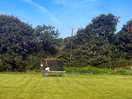 Trampoline on lower field