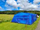 Large electric pitch for our huge tent! with space for our camp fire, trailer and car to boot!