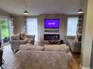 Living room area. open plan design.