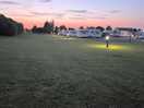 Campsite at dusk
