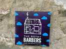 Barbers just off site, in convert old school building