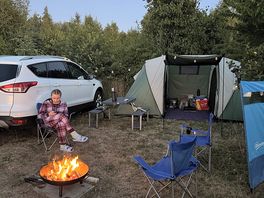 Our campsite