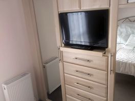 Tv in mian room with dvd player