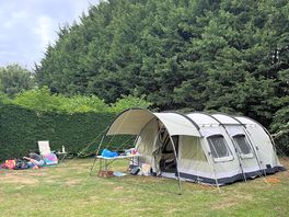 Large pitch with electric hook up & water .