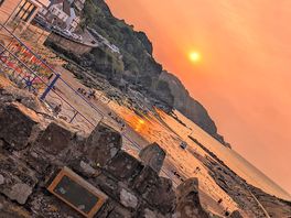 The beach