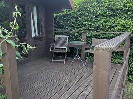 Deck of the cabin.