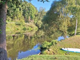 Lovely for swimming, faster than it looks, paddle boarding against current not difficult