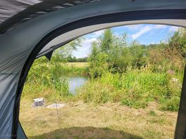 Tent with a view.