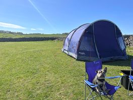 Lower camping field & view