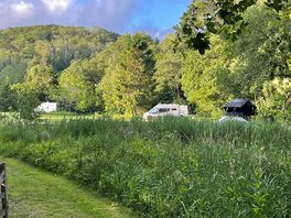 River bank camping