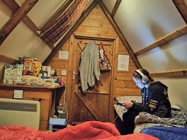 Inside hut 2