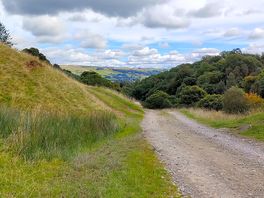 Walking back from the lead mine