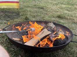 Open fire and marshmallows