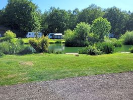 View from our caravan door.top lake.