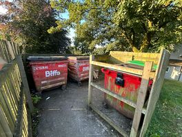 Over filled bins