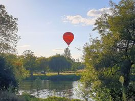 Balloons in the evening