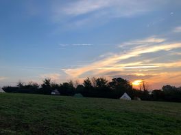 View from the loo at sunrise.