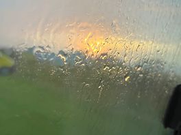 We just beat the rain