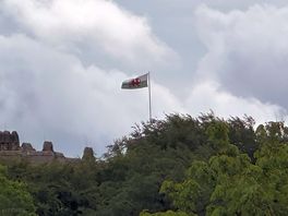 Wish i’d taken photos but i see plenty are in reviews, but flying welsh flag with pride. 👍