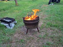 Evening fire
