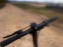 The tracks are a little bumpy, but it is a working farm