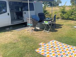 Spacious pitch with plenty of room and privacy but laid out nicely for neighbourliness too
